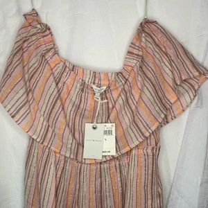 LUCKY BRAND: off shoulder tiered top